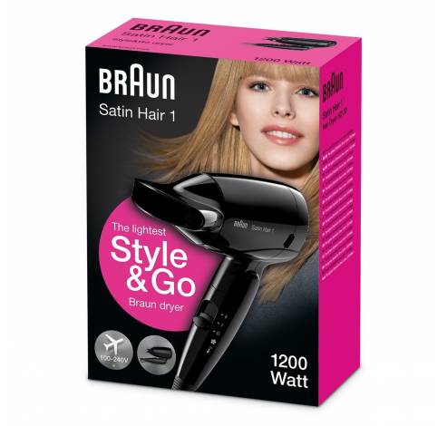 HD130 Satin Hair 3 Style&Go  Braun