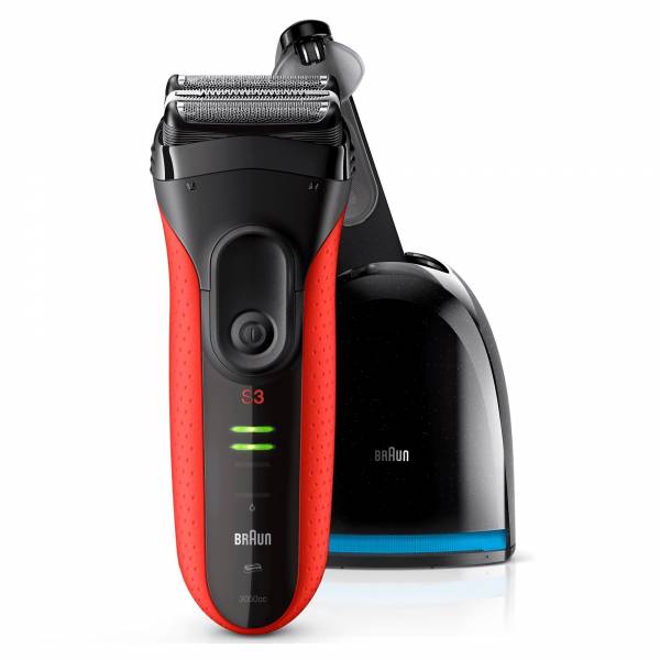 Series 3 ProSkin 3050cc Clean&Charge Red Braun Series 3 ProSkin 3050cc Clean&Charge Red Braun