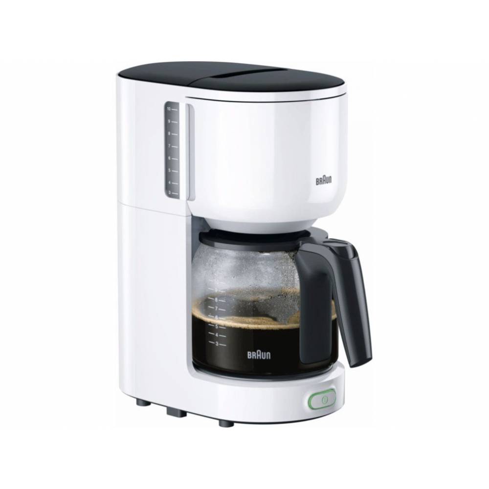 Braun Koffiemachine PurEase koffiezetapparaat KF 3120 Wit