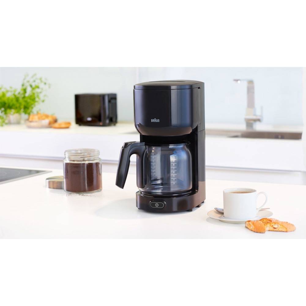 Braun Koffiemachine PurEase koffiezetapparaat KF 3120 zwart