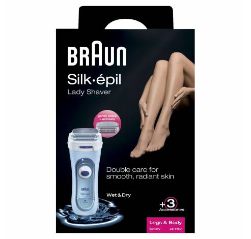 Silk-Épil Lady Shaver LS 5160 - 3in1  Braun