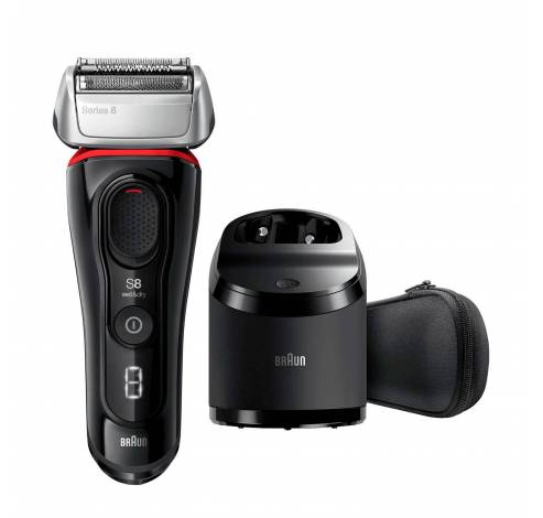 Series 8 8380cc Black/Red  Braun