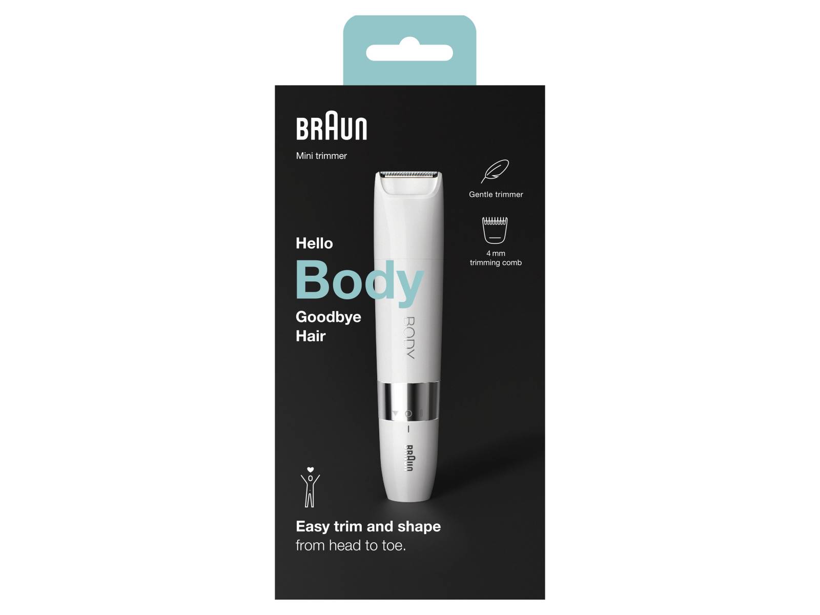 Elektro De Roeve, Geraardsbergen: Braun Body BS1000 Mini Trimmer Wit ...