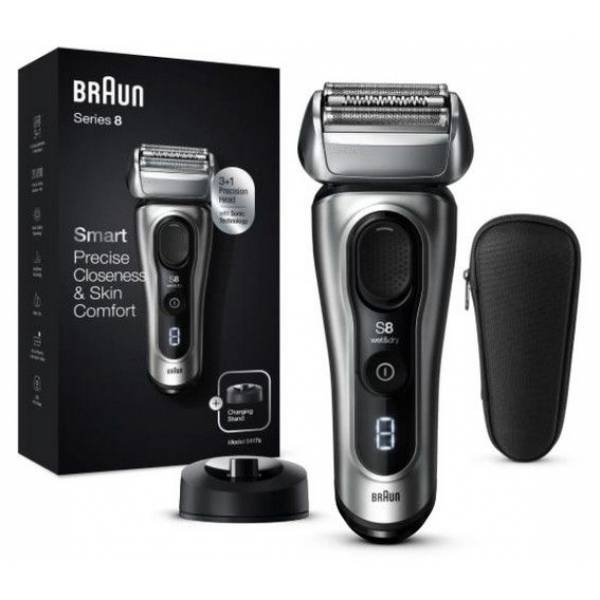 8417s Wet & Dry Zilver Series 8 Braun 8417s Wet & Dry Zilver Series 8 Braun