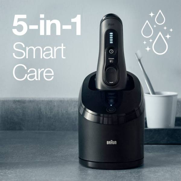8460cc Wet & Dry Zwart Series 8 Braun 8460cc Wet & Dry Zwart Series 8 Braun