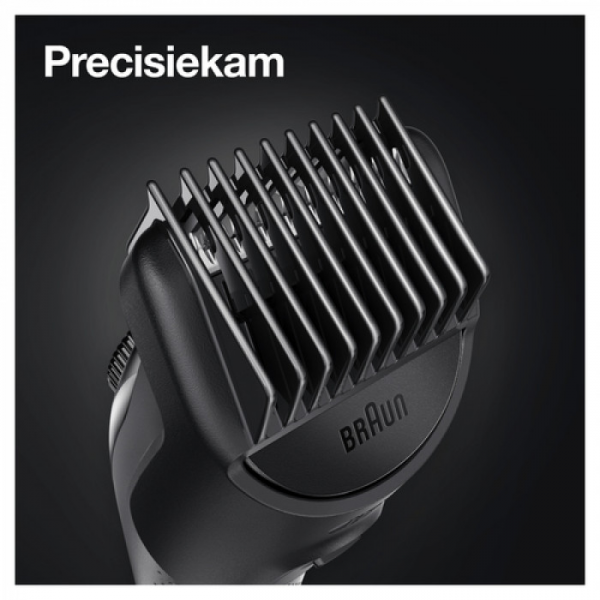 Baardtrimmer BT3221 met precisiedraaiknop en 1 opzetstuk. Braun Baardtrimmer BT3221 met precisiedraaiknop en 1 opzetstuk. Braun