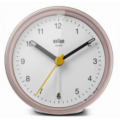 QA Cut Alarm Clock Pink white 25/50  Braun