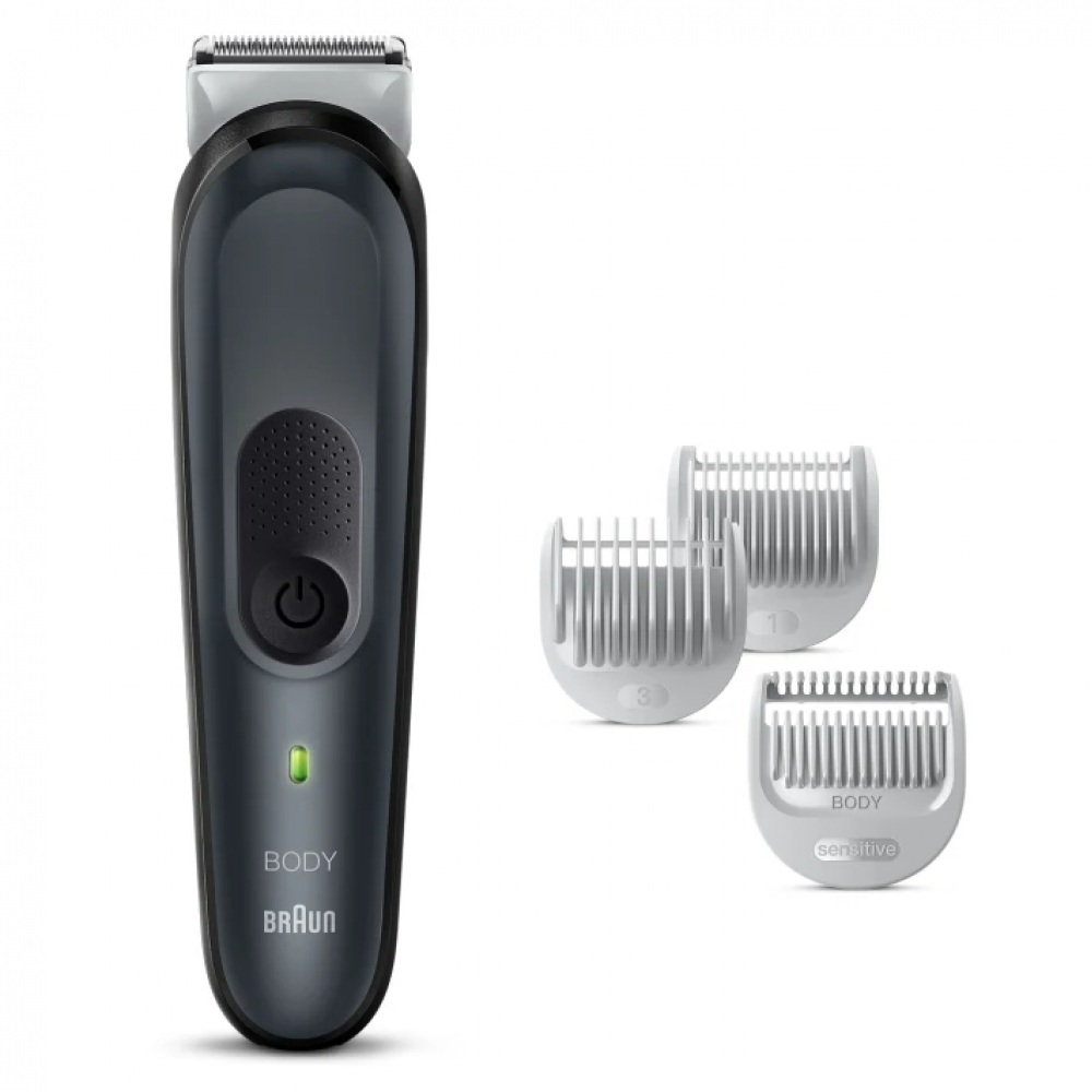 Braun Bodytrimmer Body groomer BG3340 Full body met SkinShield-technologie, 80 min. gebruikstijd, 3 tools