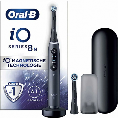 iO Series 8N elektrische tandenborstel Black Onyx  Braun