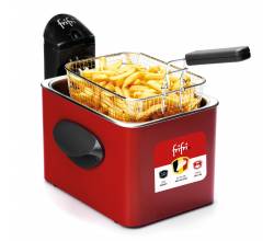 Expert Friteuse 3,5 L - metalen mantel - 2800 W (rood) Frifri