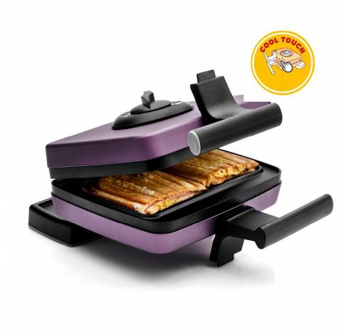 Gaufrier Cool Touch Toasty (violet) pour Croque-monsieur  Frifri