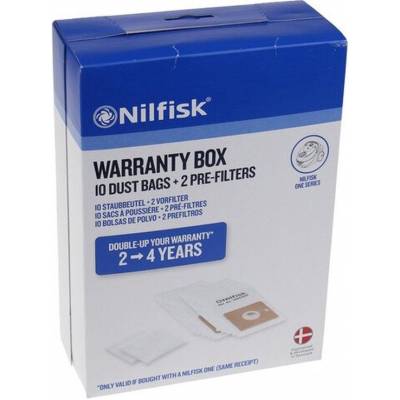 Stofzak Nilfisk Warranty Box 2->4 jaar 10stofzakken           Nilfisk