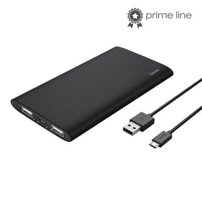 premium Alu 8000 mAh antraciet  Hama