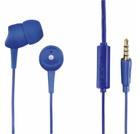 In-ear-stereo-headset Basic4Phone, blauw  Hama