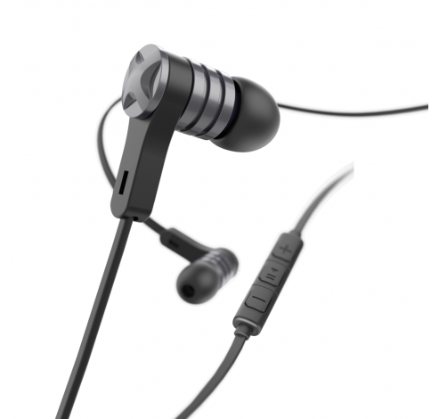 In-ear-stereo-headset Intense, zwart  Hama