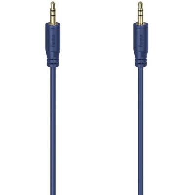 Audiocable Flexi-Slim 3.5mm Plug Gold Plated Blue 0.75m 