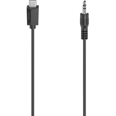 Audiocable USB-C-Plug-3.5mm Plug Stereo 0.75m 
