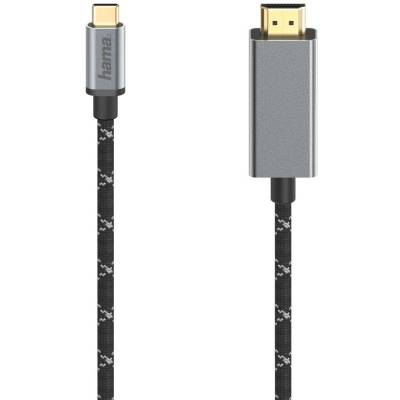 Video-Cable USB-C-Plug-HDMI-Plug UltraHD 4K@60Hz 1.50m  Hama