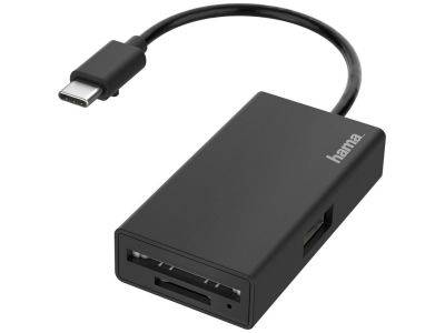 USB-C-Hub/Card Reader 3-Port USB-A SD MicroSD