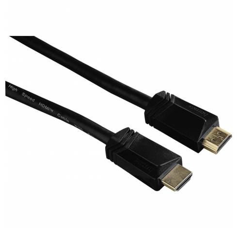 High speed HDMI™-kabel, connector - connector, ethernet, verguld 0,3 m  Hama