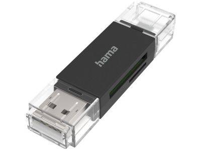 USB-Card Reader OTG USB-A + Micro USB SD/MicroSD