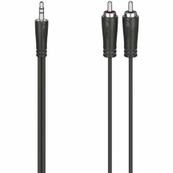 Hama Audio Cable 3.5-mm-Jack-Plug - 2 Cinch-Plug Stereo 5...