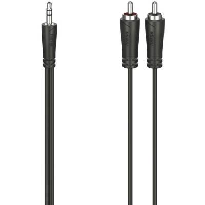Audio Cable 3.5-mm-Jack-Plug - 2 Cinch-Plug Stereo 5...  Hama