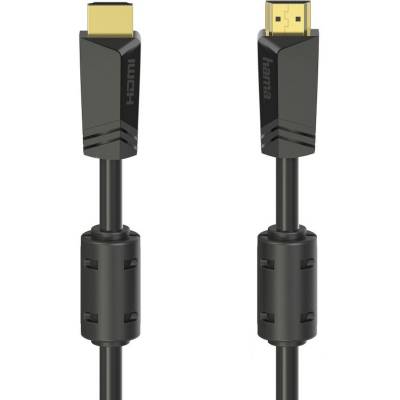 High Speed HDMI-Cable 4K Ethernet 15m In Plastic Bag  Hama