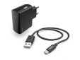 Travel Charger Set Micro-USB 2.4A Black