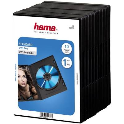 DVD Box Standard 10-pack Black  Hama