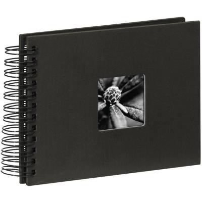 Spiraalalbum Fine Art 17X22CM/50 Black Pages Black  Hama