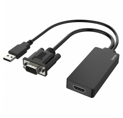 VGA + USB Plug - HDMI-Connection FullHD 1080p  Hama