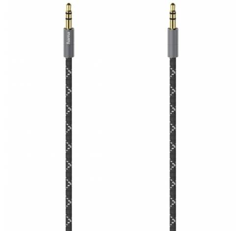 Audio Cable 3.5mm Jack - 3.5mm Jack Stereo Metal 1.5m  Hama