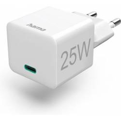 Chargeur rapide USB-C 25W blanc Hama