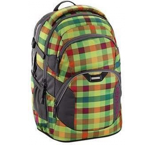Coocazoo EvverClevver Backpack, Hip To Be Square Green        Hama