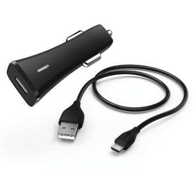 Qualcomm Quick charge 2.0 micro USB 2.0 zwart  Hama