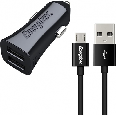 Energizer Car Charger MICRO-USB cable 3.4A 1.8m             Hama