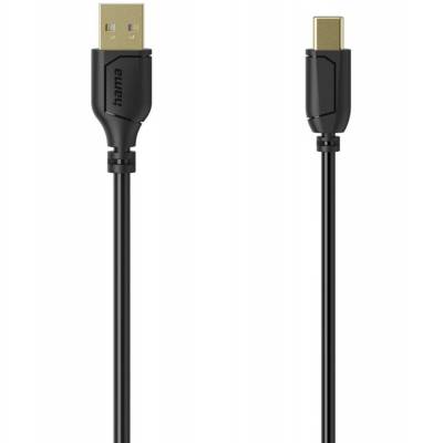 USB-A/USB-C-Cable Flexi-Slim USB 2.0 480 MBIT/s 0.75m  Hama