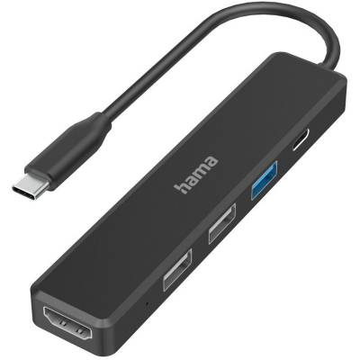 USB-C-Hub Multiport 5-Port 3X USB-A USB-C HDMI  Hama