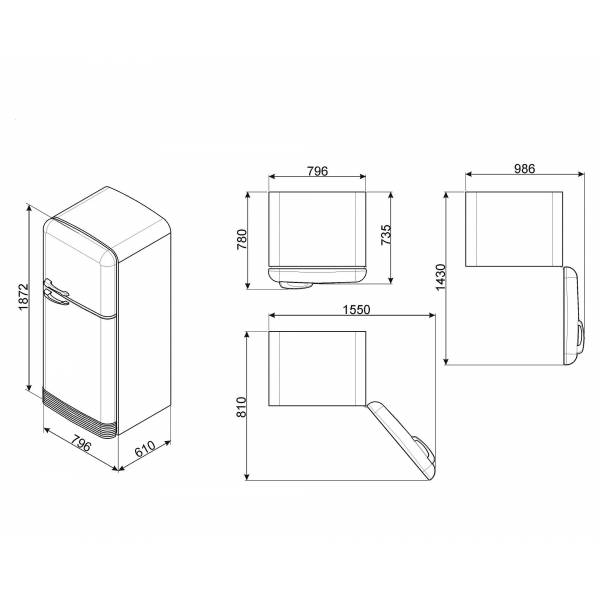 FAB50RRD Smeg FAB50RRD Smeg