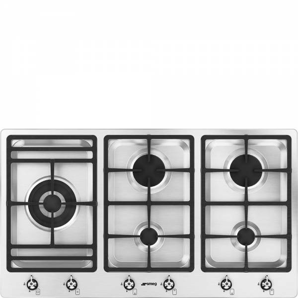 Classici kookplaat gas 90cm PS906-5 Smeg Classici kookplaat gas 90cm PS906-5 Smeg
