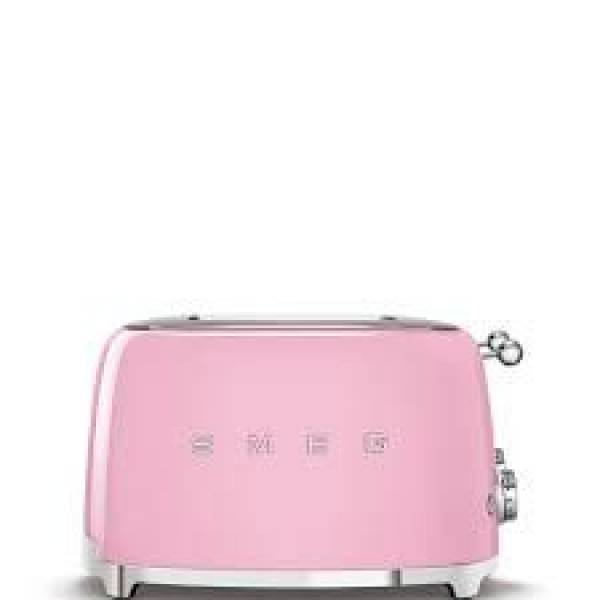 Broodrooster 4 sleuven 4 sneden Roze Smeg Broodrooster 4 sleuven 4 sneden Roze Smeg