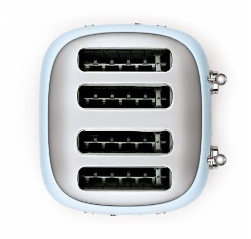 Grille-pain 4 tranches 4 fentes Bleu pastel  Smeg