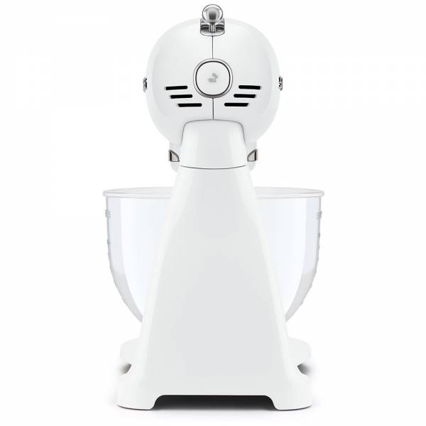 Keukenrobot 4,8L Wit met glazen mengkom Smeg