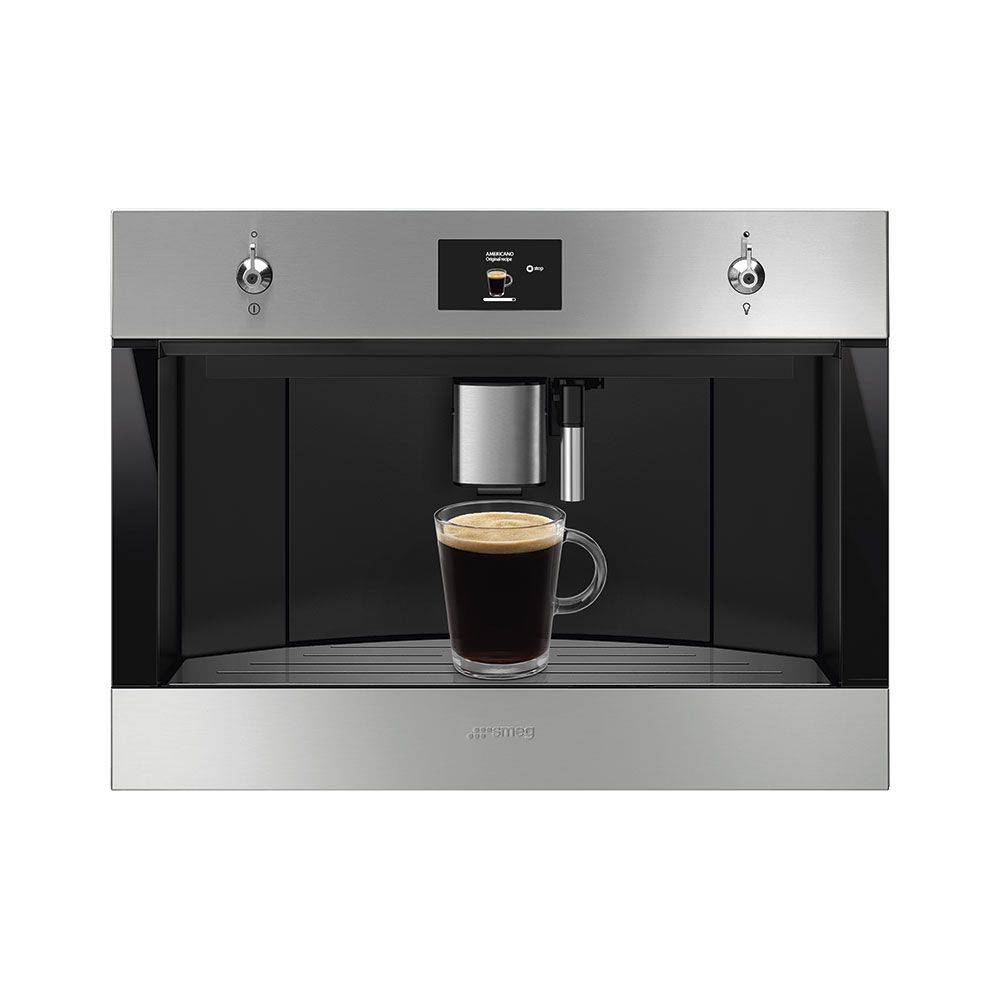 Smeg Espressomachine inbouw Classici Automatische koffiemachine CMS4303X Inox
