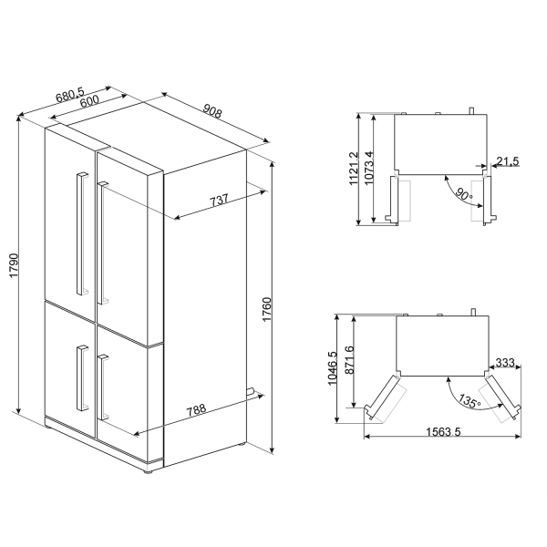 FQ60N2PE1 Smeg FQ60N2PE1 Smeg