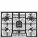 Classici kookplaat Gas 70/75cm PGF75-4 Smeg Classici kookplaat Gas 70/75cm PGF75-4 Smeg