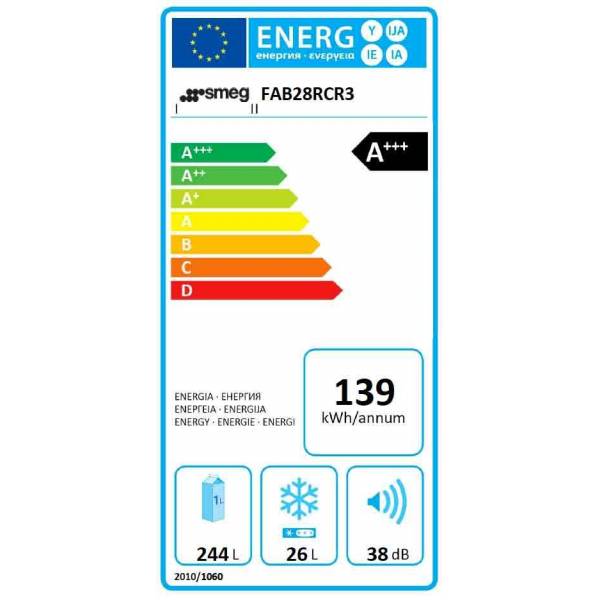 FAB28RCR3 Smeg FAB28RCR3 Smeg
