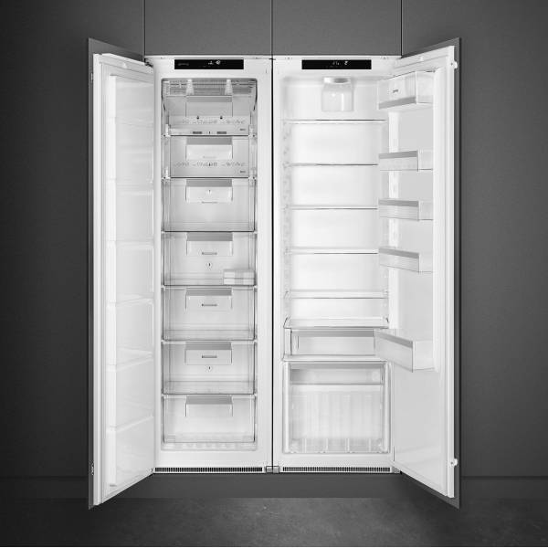 Inbouw Enkeldeurs koelkast 178cm 311L Smeg