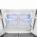 Koel-vriescombinatie met 4 deuren breedte 92cm 541L NO FROST inox Smeg